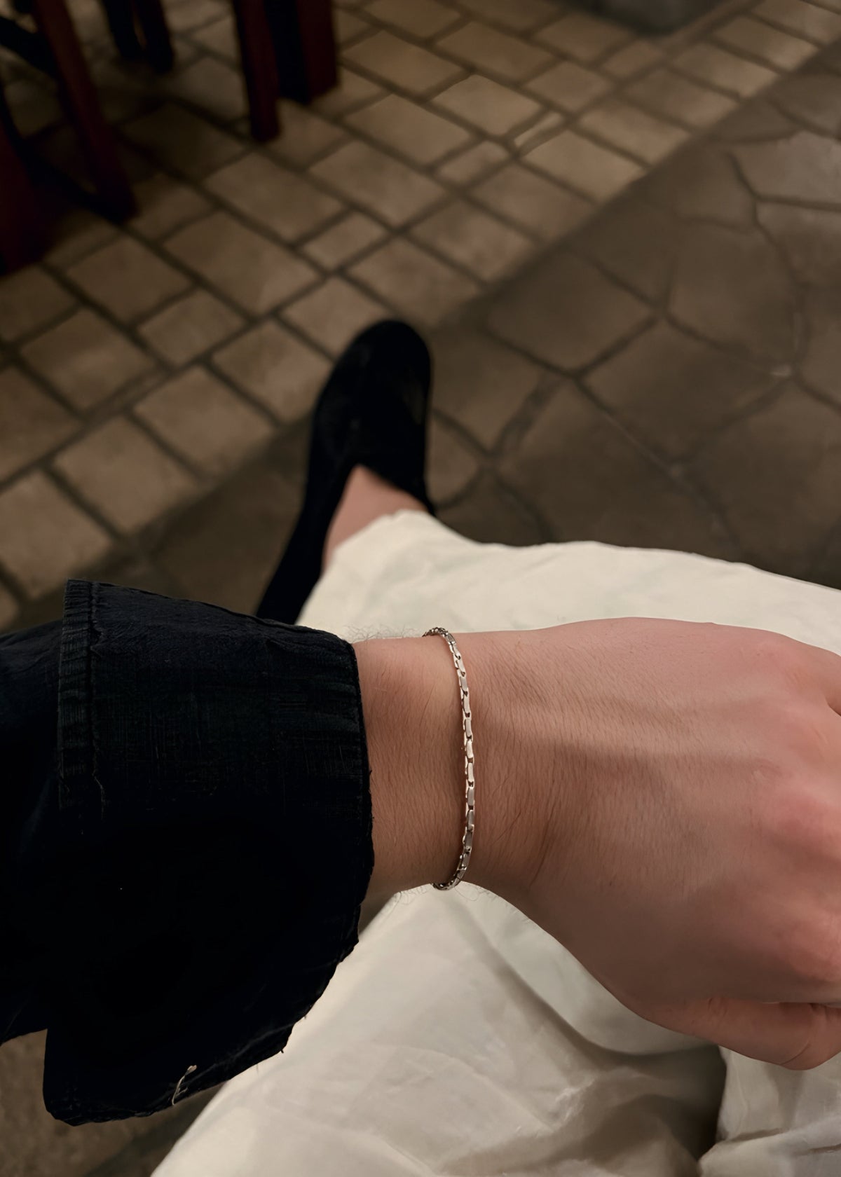 Lyre Bracelet Silver